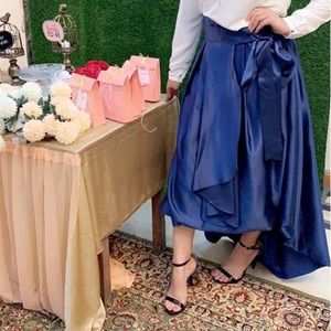 COPY - High low blue skirt